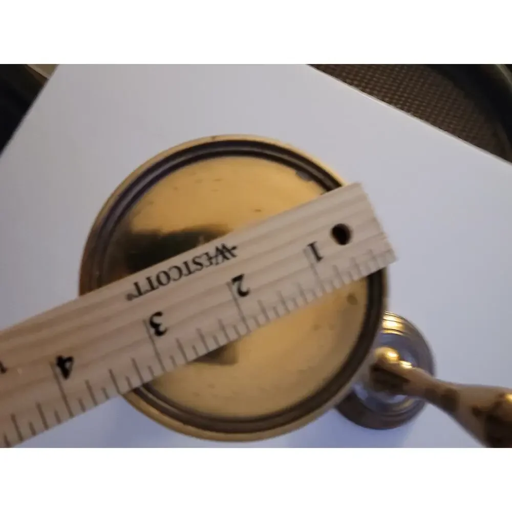 Target brass candle